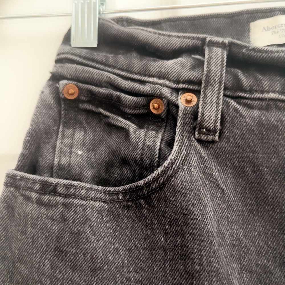 Abercrombie & Fitch Dark Gray Flare Jeans - Picture 4 of 6